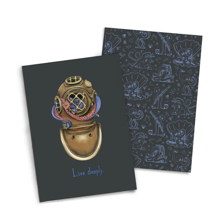 Black Live Deeply Notebook Set