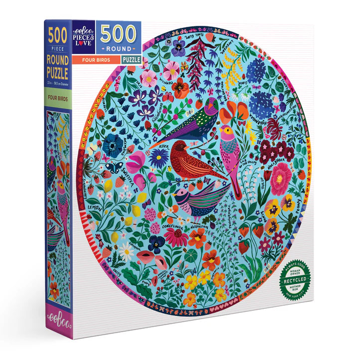 Four Birds Round Puzzle