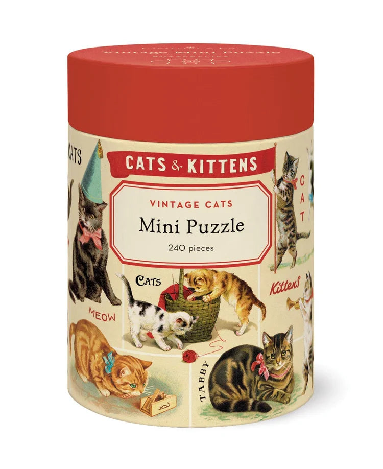 Vintage Cats Mini Puzzle