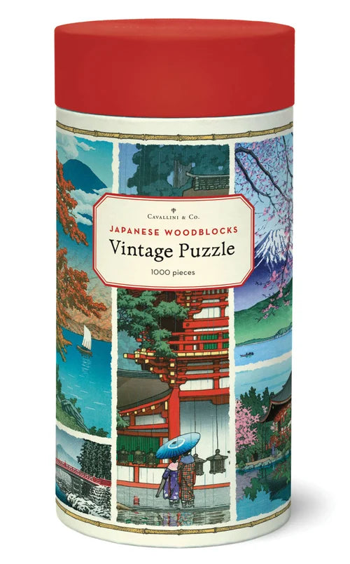 Japanese Woodblocks Vintage Puzzle