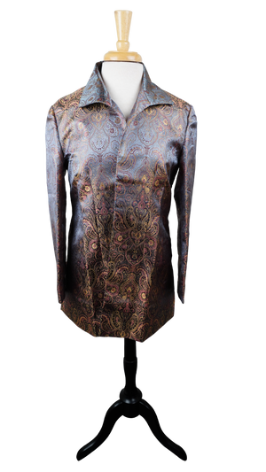 Metallic Paisley Statement Jacket