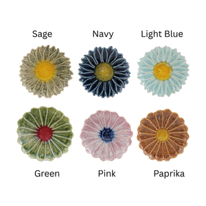 Stoneware Flower Plate