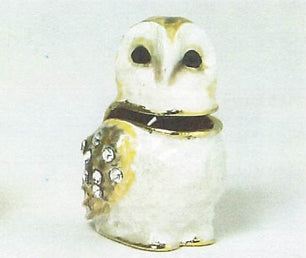 Nesting Barn Owl Trinket Box
