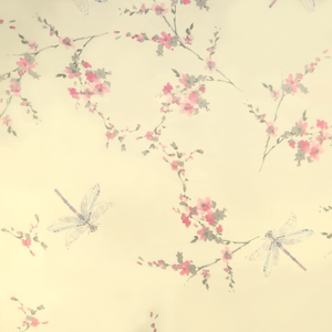 Cherry Blossoms & Dragonflies Scarf