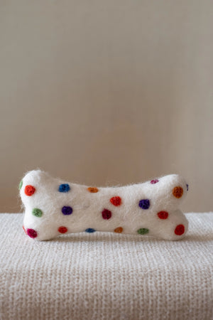 Eco Wool Dog Bone Toy