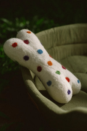 Eco Wool Dog Bone Toy