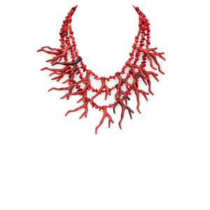 Coral Statement Necklace