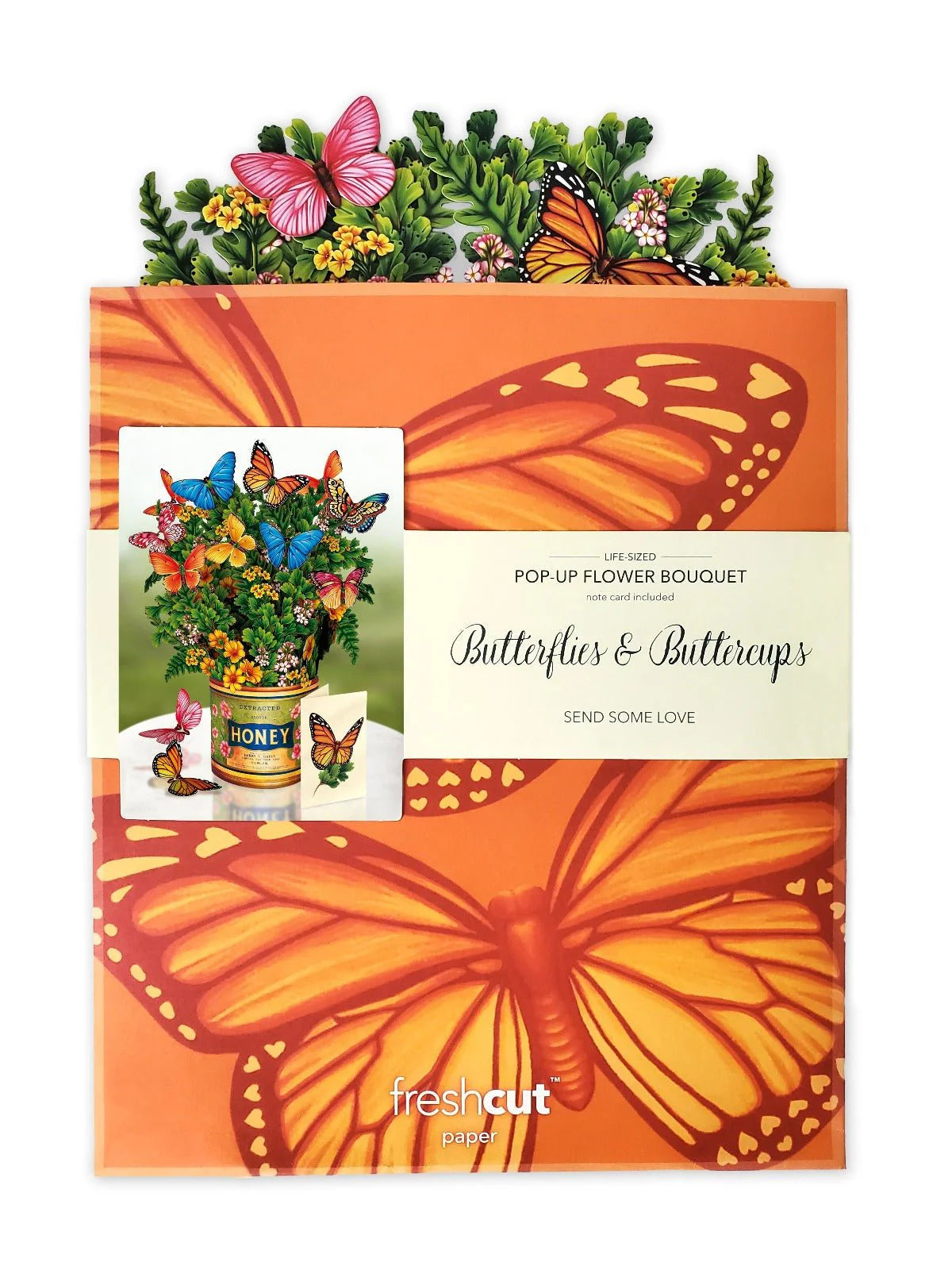 Butterflies and Buttercups Paper Flower Bouquet