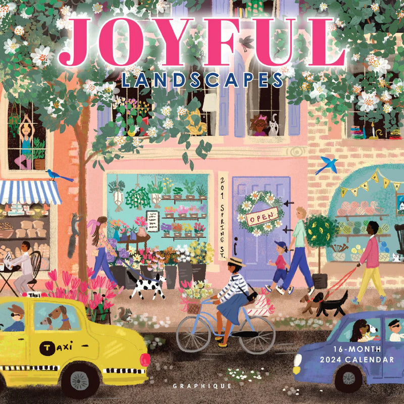 Joyful Landscapes 2024 Wall Calendar