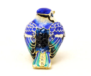 Blue Jay Trinket Box & Necklace
