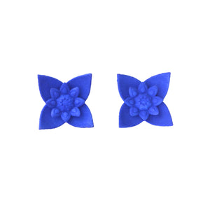 Dahlia Flower Stud Earrings