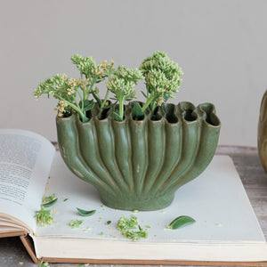 Sculptural Stoneware Vase