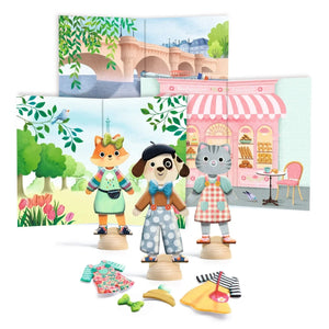 Bonjour Paris Collage Sticker Set