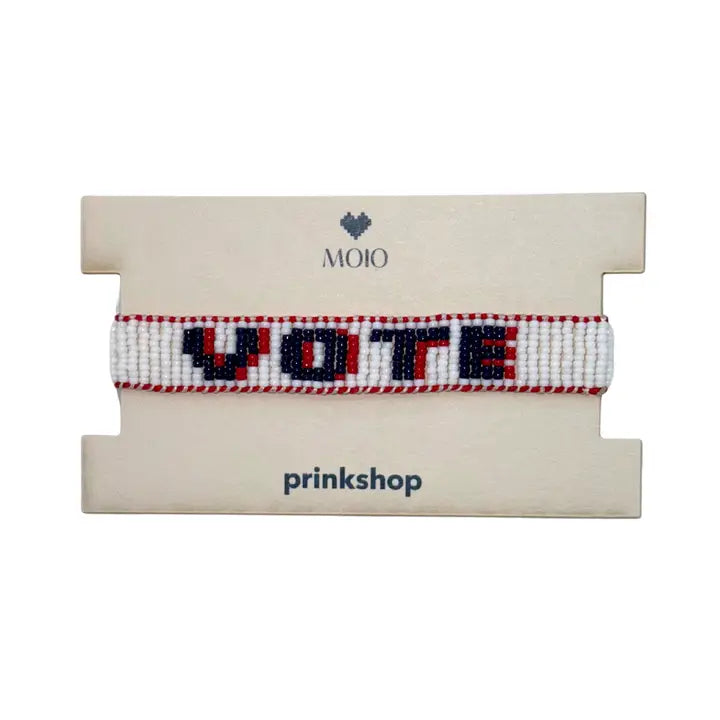 Vote Beaded Bracelet