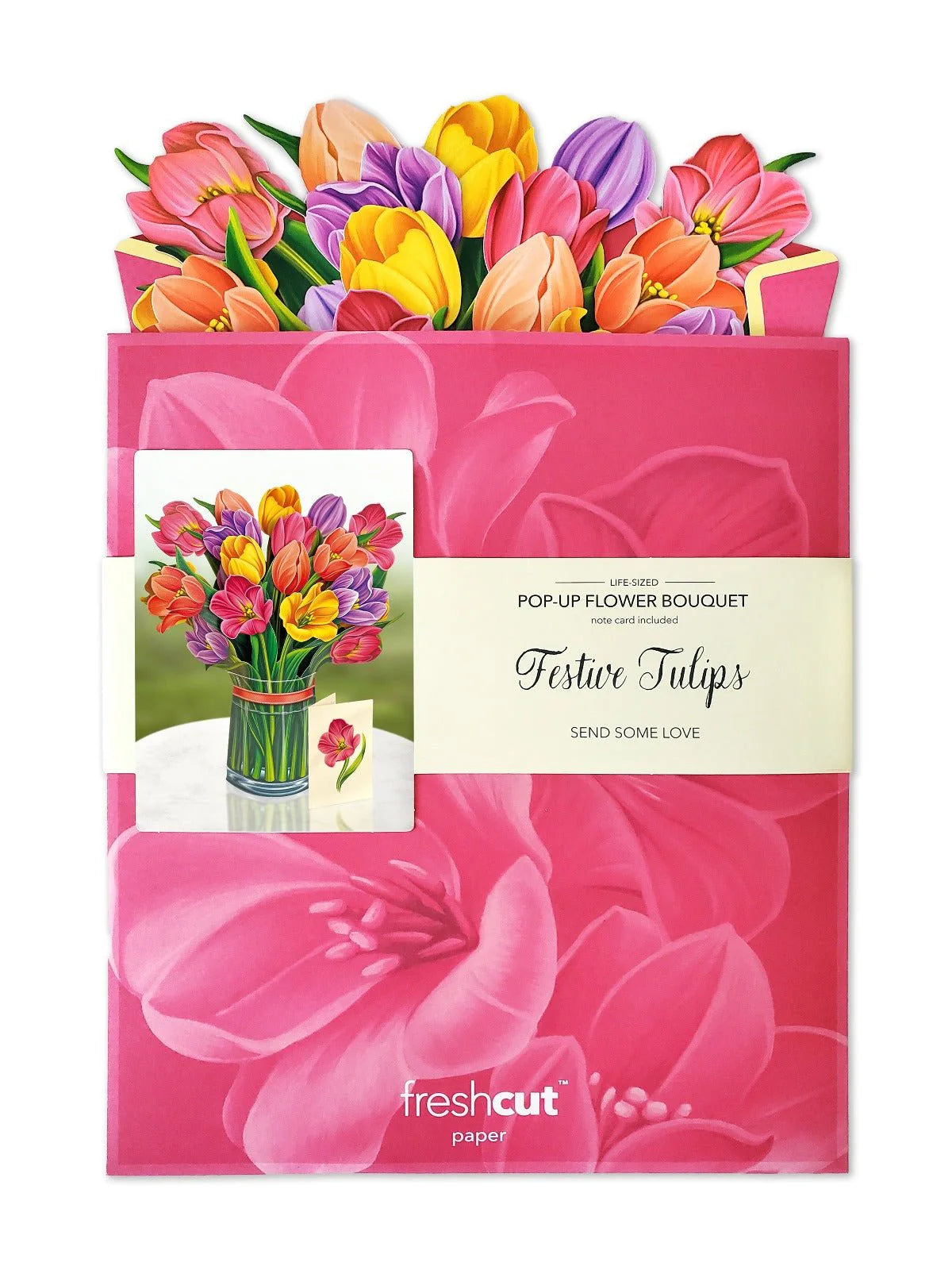 Festive Tulips Paper Flower Bouquet