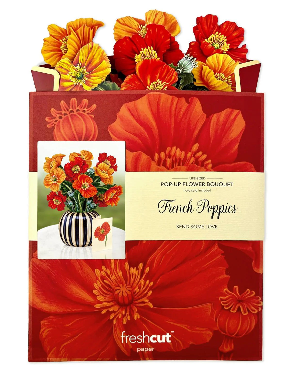 French Poppies Paper Flower Bouquet