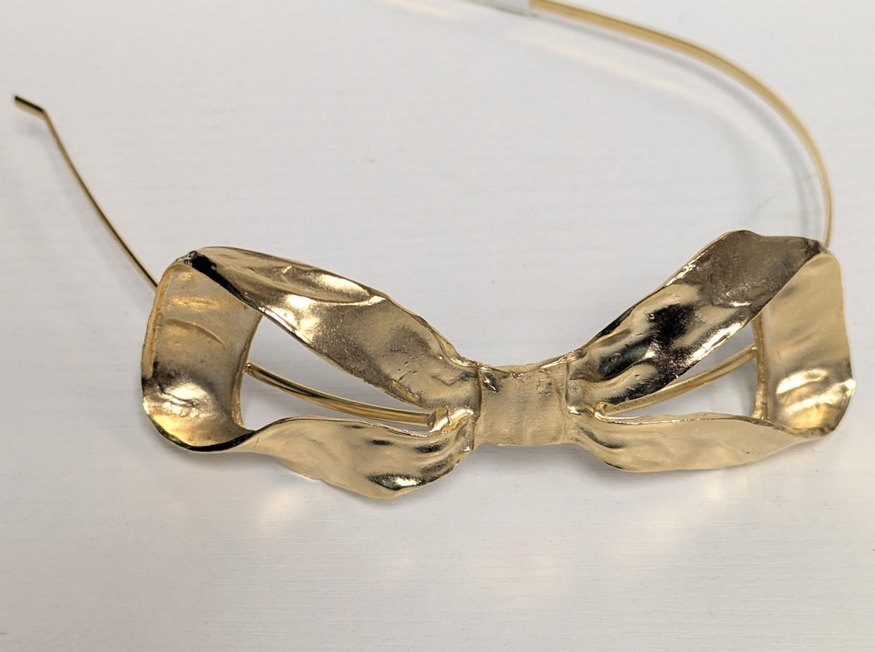 Gold Side Bow Headband