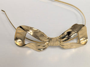 Gold Side Bow Headband