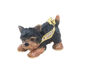 Whiskey the Yorkie Enamel Box