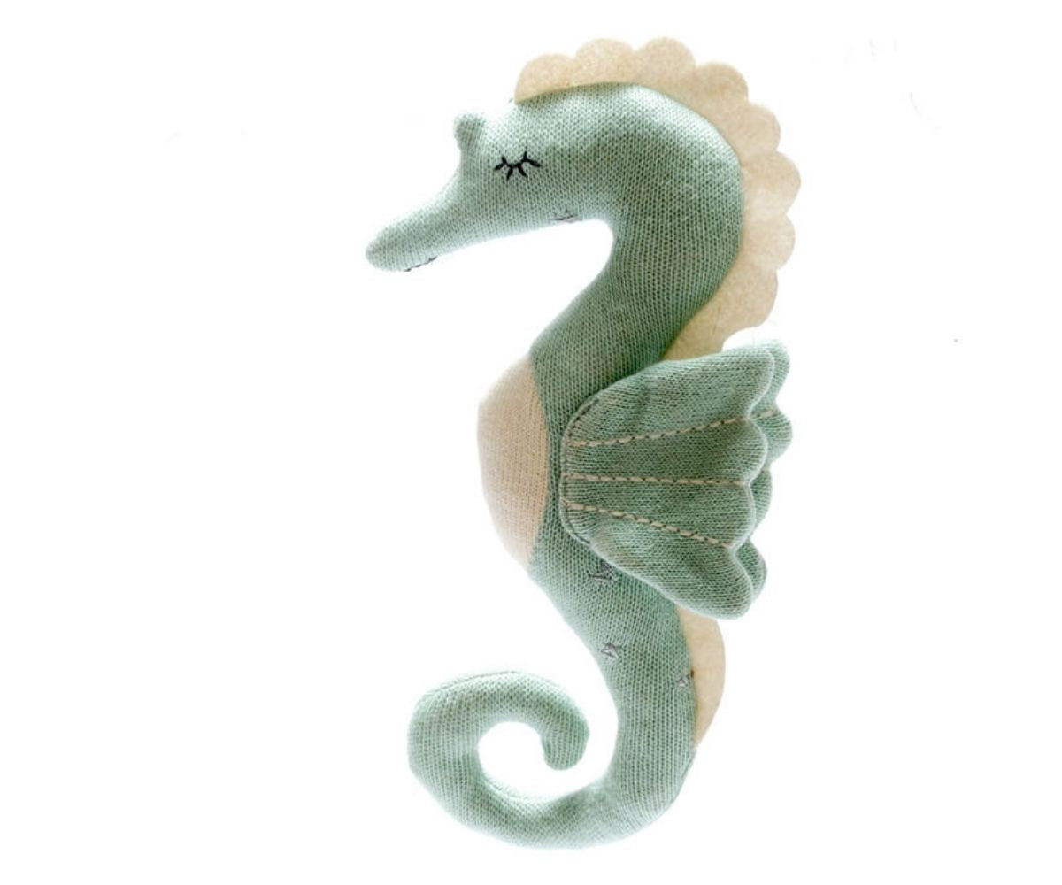 Sea Green Seahorse Scandi Toy