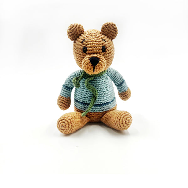 Organic Cotton Knit Teddy Bear
