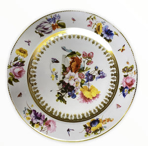 Floral Crown Derby Tin Plate