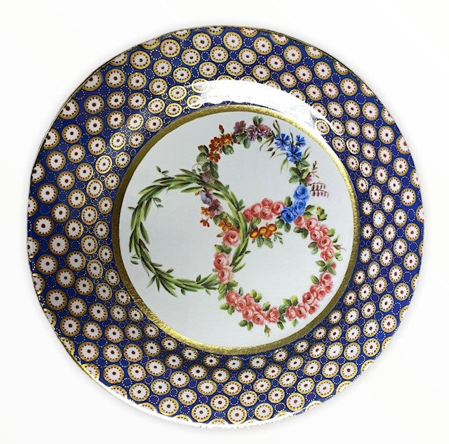 Three Garlands Tin Plate