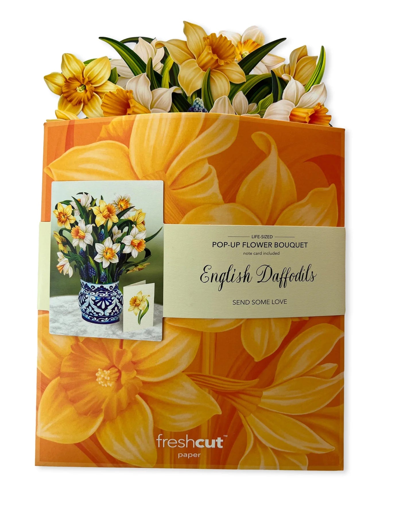 English Daffodils Paper Flower Bouquet
