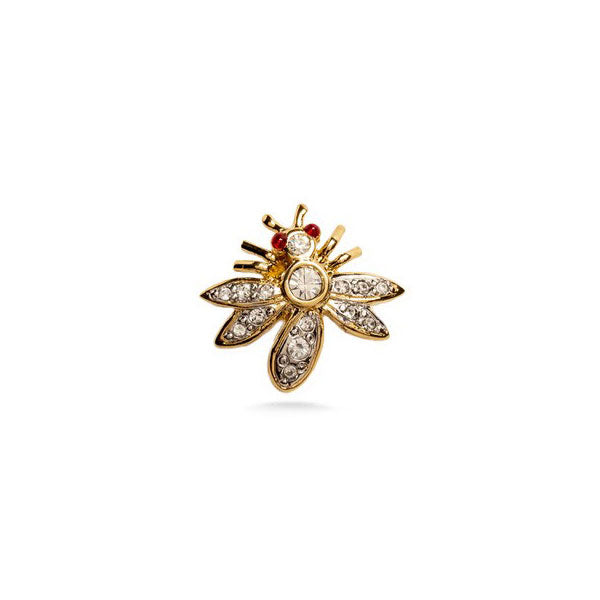 Jeweled Bee Lapel Pin