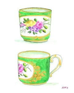 Tea Cup Collection Boxed Notecard Set