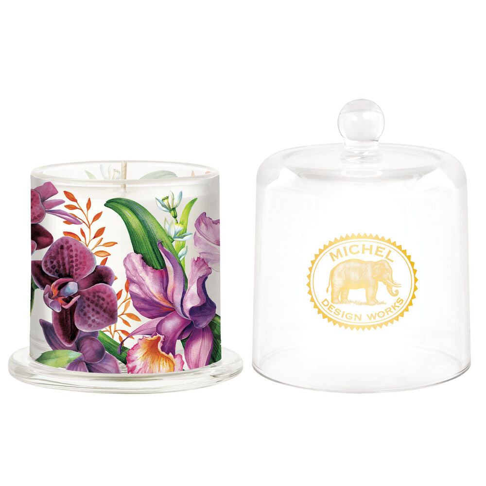 Orchids Scented Cloche Candle