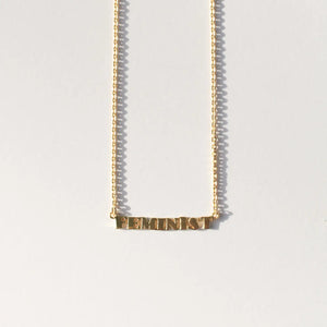 Feminist Necklace