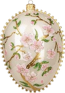 Pink Cherry Blossom Ornament