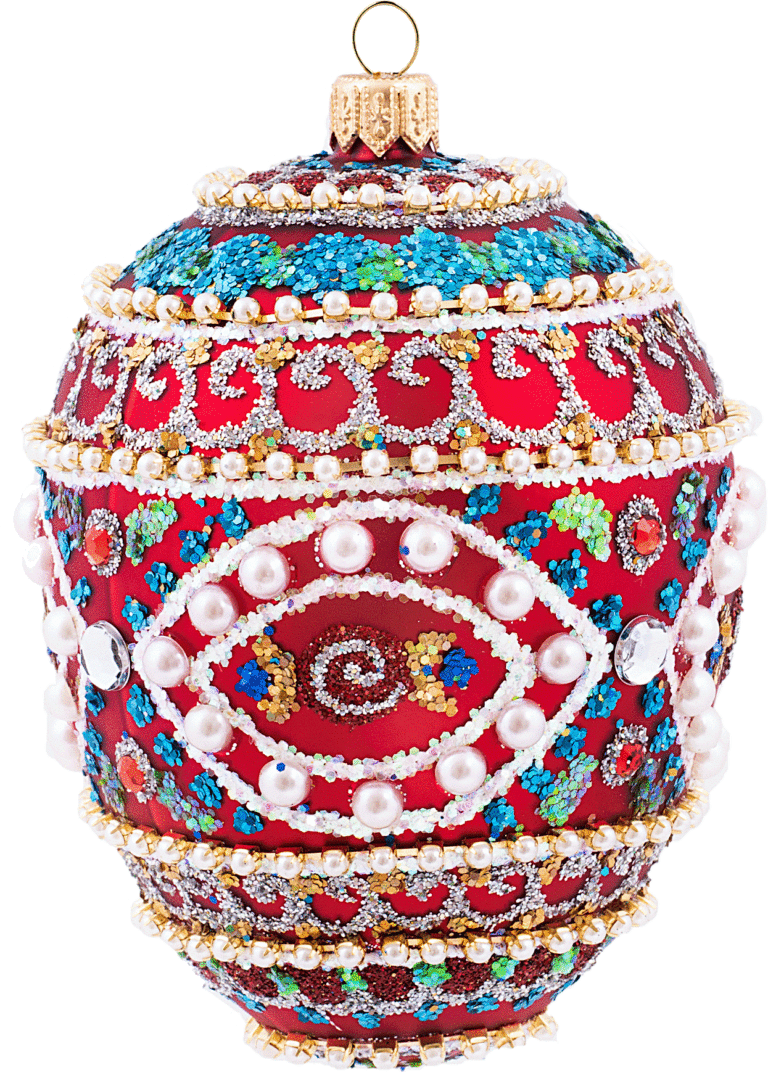 Mosaic Egg Ornament