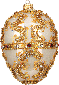 Ivory Memory of Azov Egg Ornament
