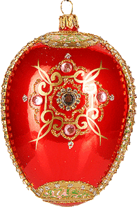 Rose Braid Ornament