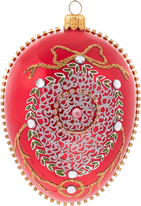 Olive Leaves Egg Ornament