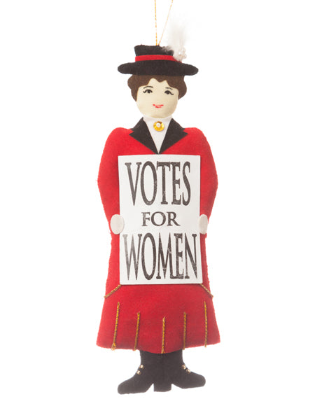 Barbara Suffragist Ornament