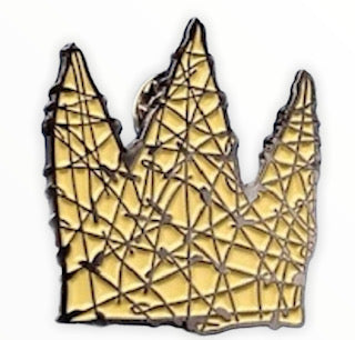 Enamel Crown Pin
