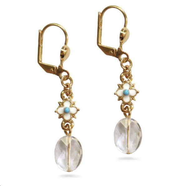 Elizabethan Crystal Drop Earrings