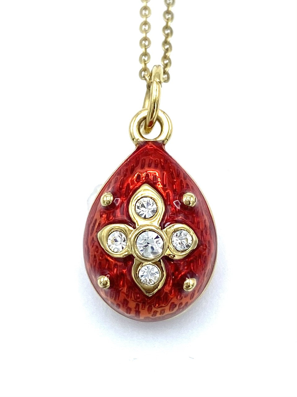 Red Star Egg Necklace